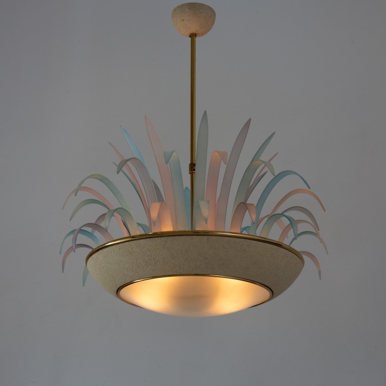 'Fireworks' Pendant by Barovier & Toso