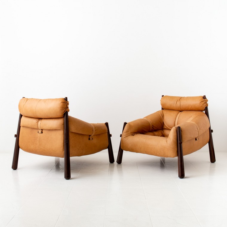 Lounge Chairs by Percival Lafer